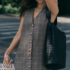 Anthropologie vest dress